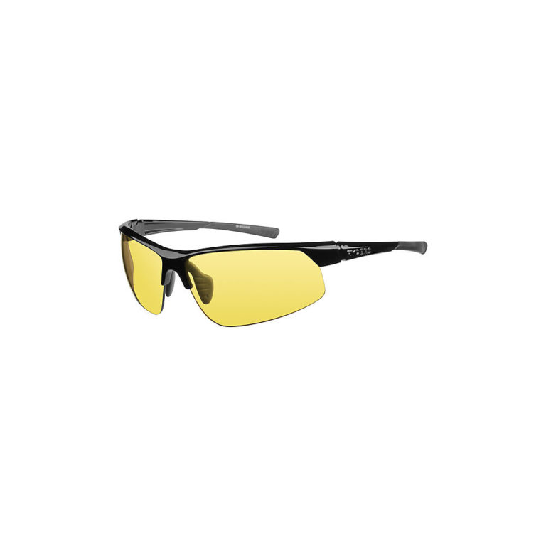 Ryders Eyewear Saber Poly Black-Yellow Lens Sunglasses 2019